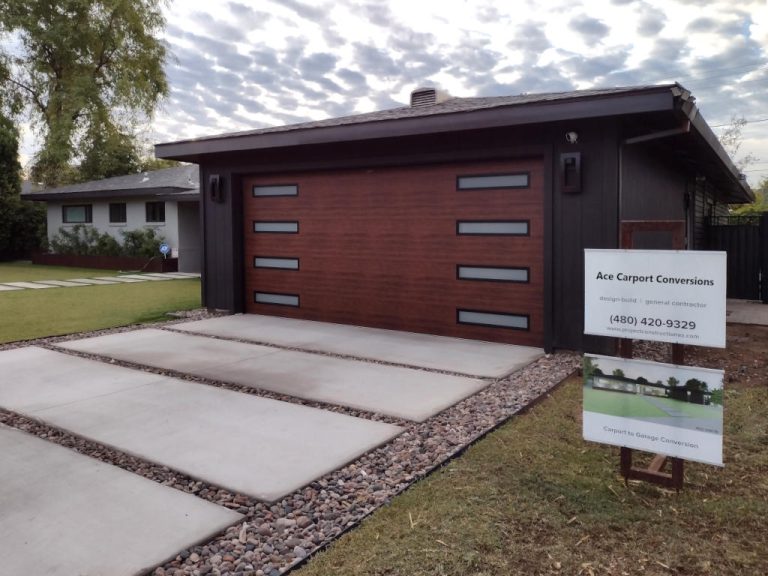 Carport to Garage Conversion in Phoenix, AZ Ace Carport Conversions